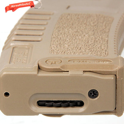 Ares Amoeba M4/M16電動ガン用 5本セット 300連ハイキャパマガジン (ダークアース色)-AIRSOFT GOGO エアガン・サバゲー用品通販