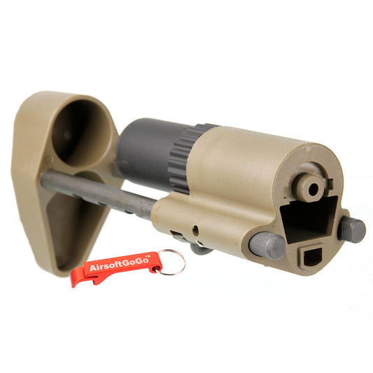 ARES AMOEBA PDW リトラクタブル ストック ARES AMOEBA AM013 AM014 AM015シリーズ対応 (ダークアース色)-AIRSOFT GOGO エアガン・サバゲー用品通販