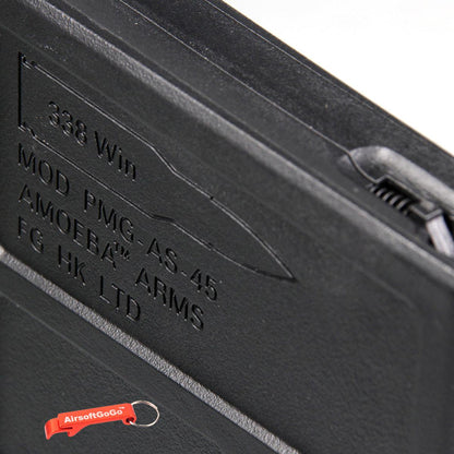 ARES Amoeba ストライカー AS01用 45連 ロングタイプマガジン (ブラック)-AIRSOFT GOGO エアガン・サバゲー用品通販