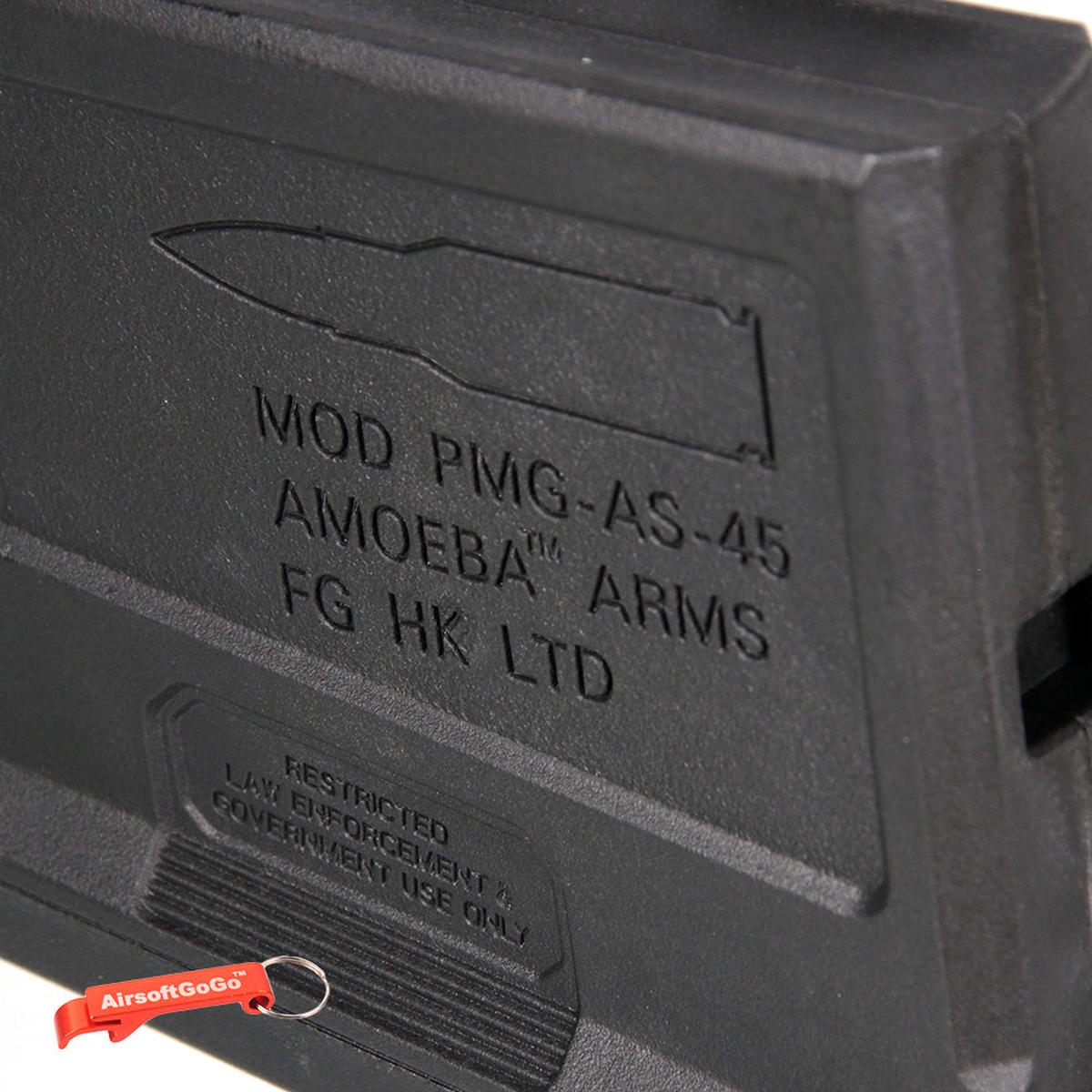 ARES Amoeba ストライカー AS01用 45連 ショートタイプマガジン (ブラック)-AIRSOFT GOGO エアガン・サバゲー用品通販