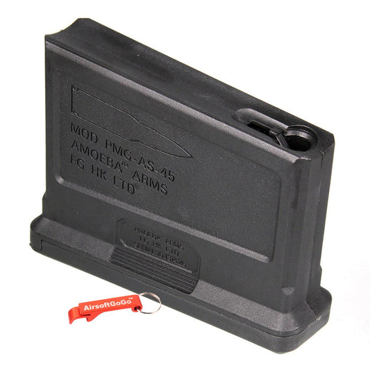 ARES Amoeba ストライカー AS01用 45連 ショートタイプマガジン (ブラック)-AIRSOFT GOGO エアガン・サバゲー用品通販