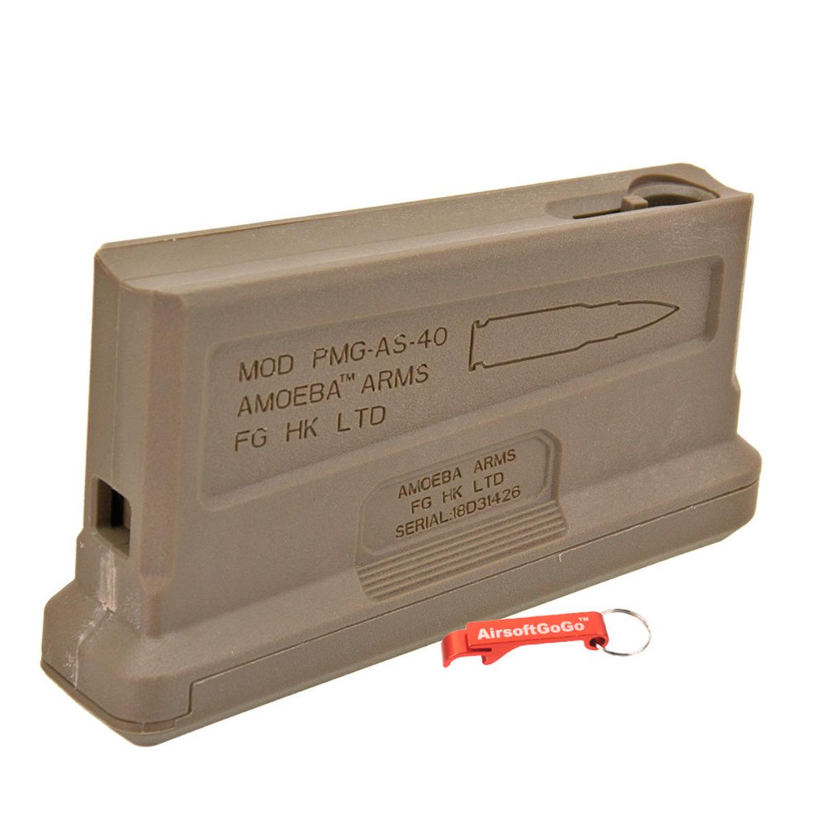 ARES Amoeba ストライカー AS01/AS02用 38連マガジン(ダークアース色)-AIRSOFT GOGO エアガン・サバゲー用品通販