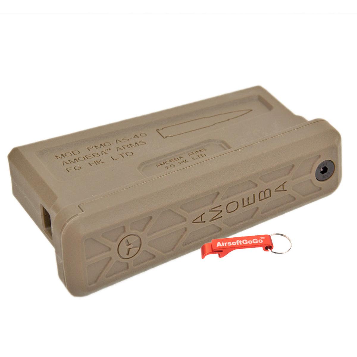 ARES Amoeba ストライカー AS01/AS02用 38連マガジン(ダークアース色)-AIRSOFT GOGO エアガン・サバゲー用品通販