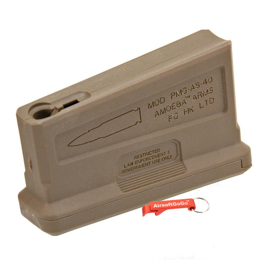 ARES Amoeba ストライカー AS01/AS02用 38連マガジン(ダークアース色)-AIRSOFT GOGO エアガン・サバゲー用品通販