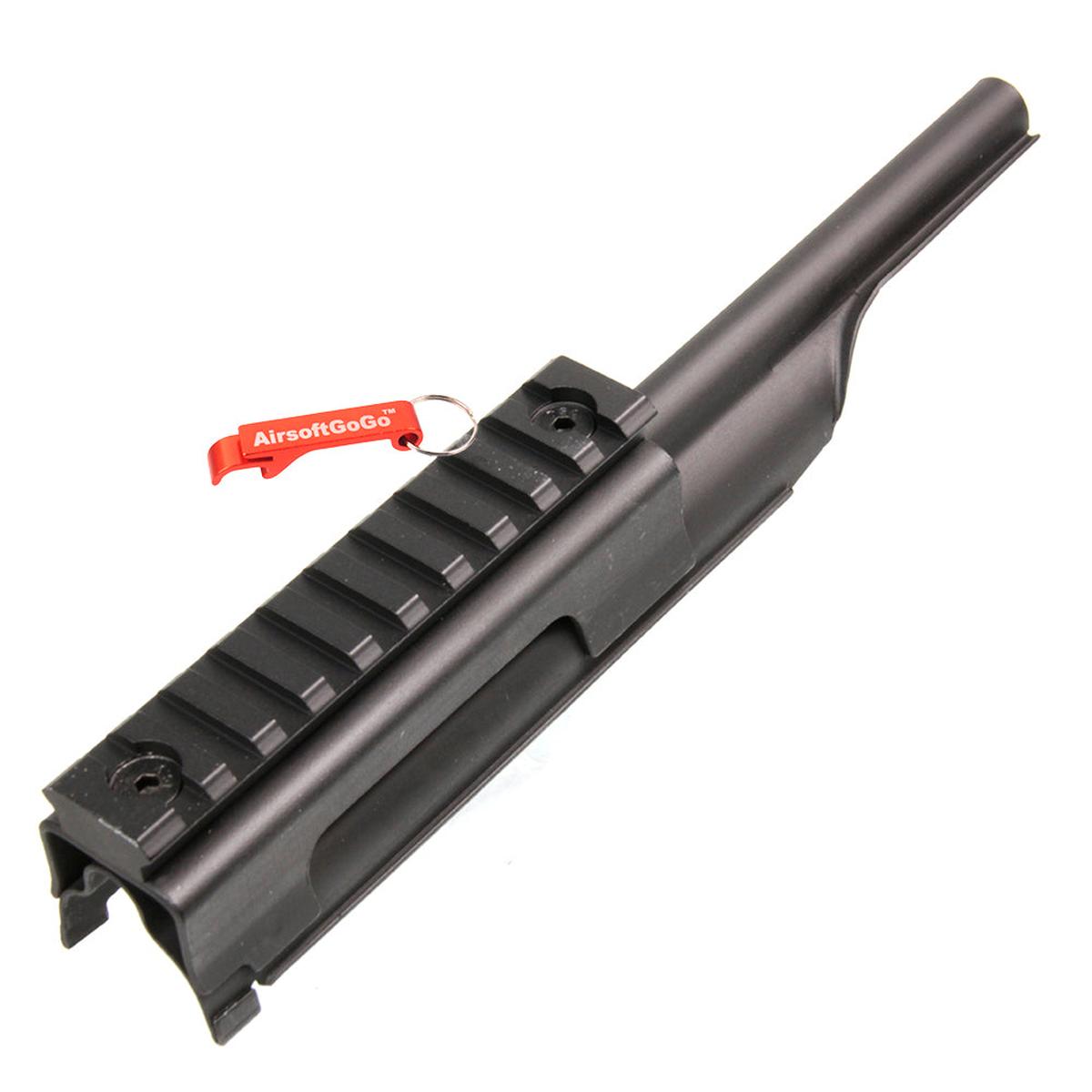 ARES L1A1 レールシステム 付き トップカバー (ブラック)-AIRSOFT GOGO エアガン・サバゲー用品通販