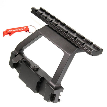 ARES VZ-58用 サイドスコープ マウントプレート (ブラック)-AIRSOFT GOGO エアガン・サバゲー用品通販