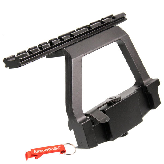 ARES VZ-58用 サイドスコープ マウントプレート (ブラック)-AIRSOFT GOGO エアガン・サバゲー用品通販
