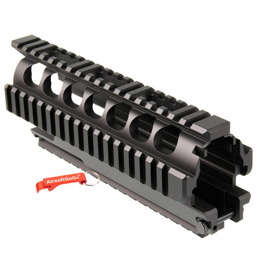 ARES VZ58電動ガン 用 7インチ ハンドガード ( ブラック)-AIRSOFT GOGO エアガン・サバゲー用品通販