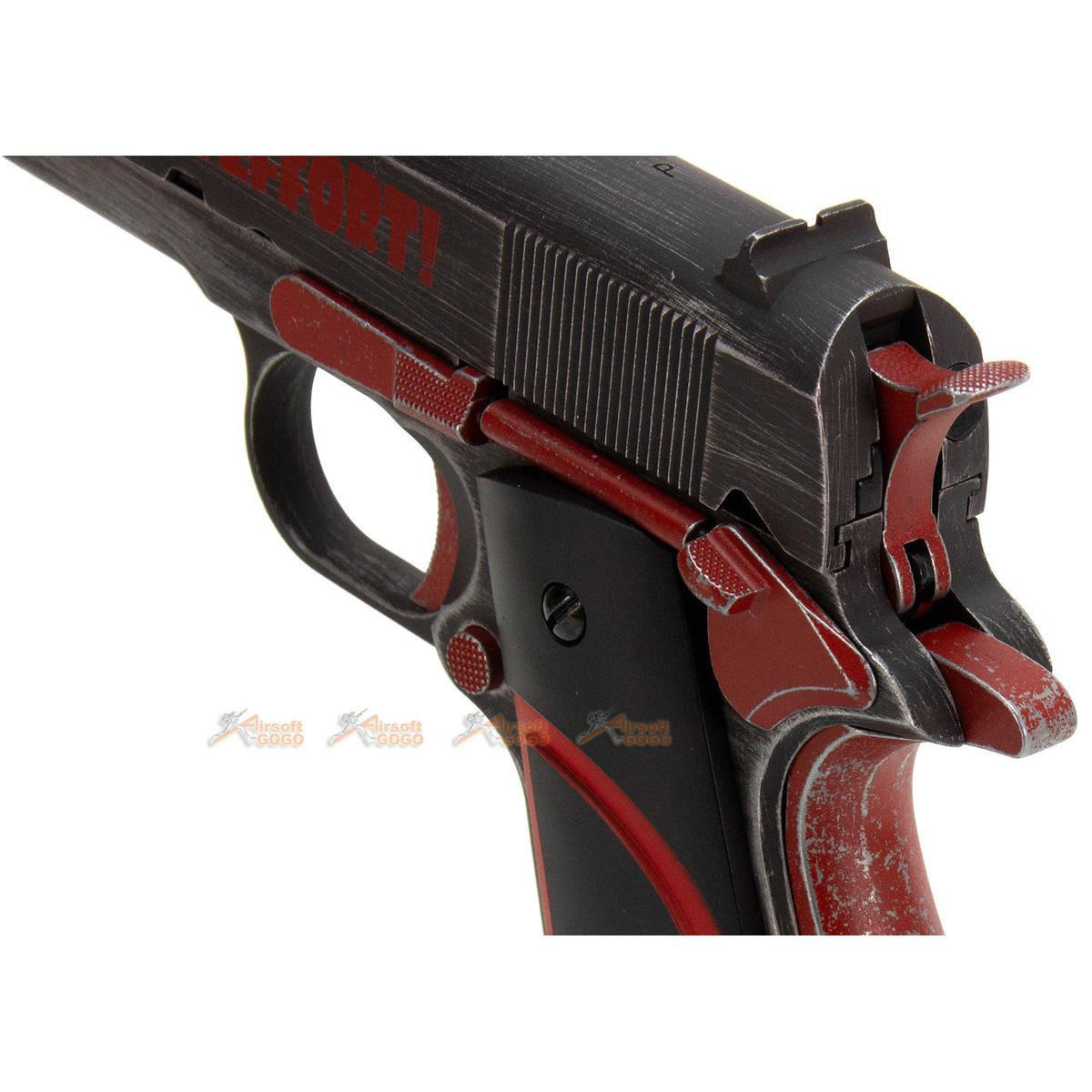 Armorer Works Custom デッドプール1911ガスブローバックピストルGBB （フルメタル-デッドプールグリップ）-AIRSOFT GOGO エアガン・サバゲー用品通販
