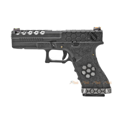 Armorer Works HEXカット G18C GBB ガスブローバック (ブラック)-AIRSOFT GOGO エアガン・サバゲー用品通販