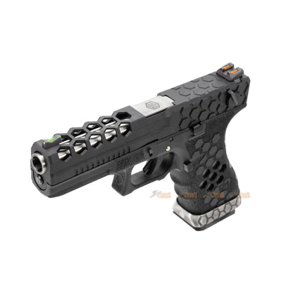 Armorer Works HEXカット G18C GBB ガスブローバック (ブラック)-AIRSOFT GOGO エアガン・サバゲー用品通販