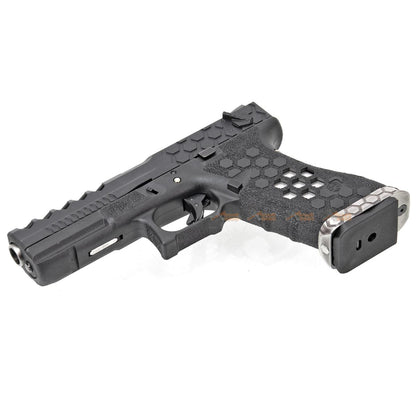 Armorer Works HEXカット G18C GBB ガスブローバック (ブラック)-AIRSOFT GOGO エアガン・サバゲー用品通販