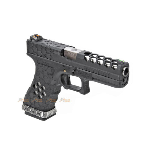 Armorer Works HEXカット G18C GBB ガスブローバック (ブラック)-AIRSOFT GOGO エアガン・サバゲー用品通販