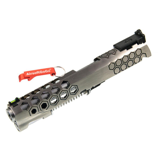 Armorer Works HEXカットスライド マルイ1911用 (シルバー)-AIRSOFT GOGO エアガン・サバゲー用品通販