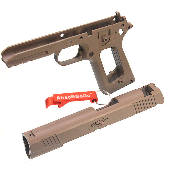 マルイM1911 / Army R27 R28 R29ガスブローバックガン用メタルスライド・フレーム（KIMBER キンバー）