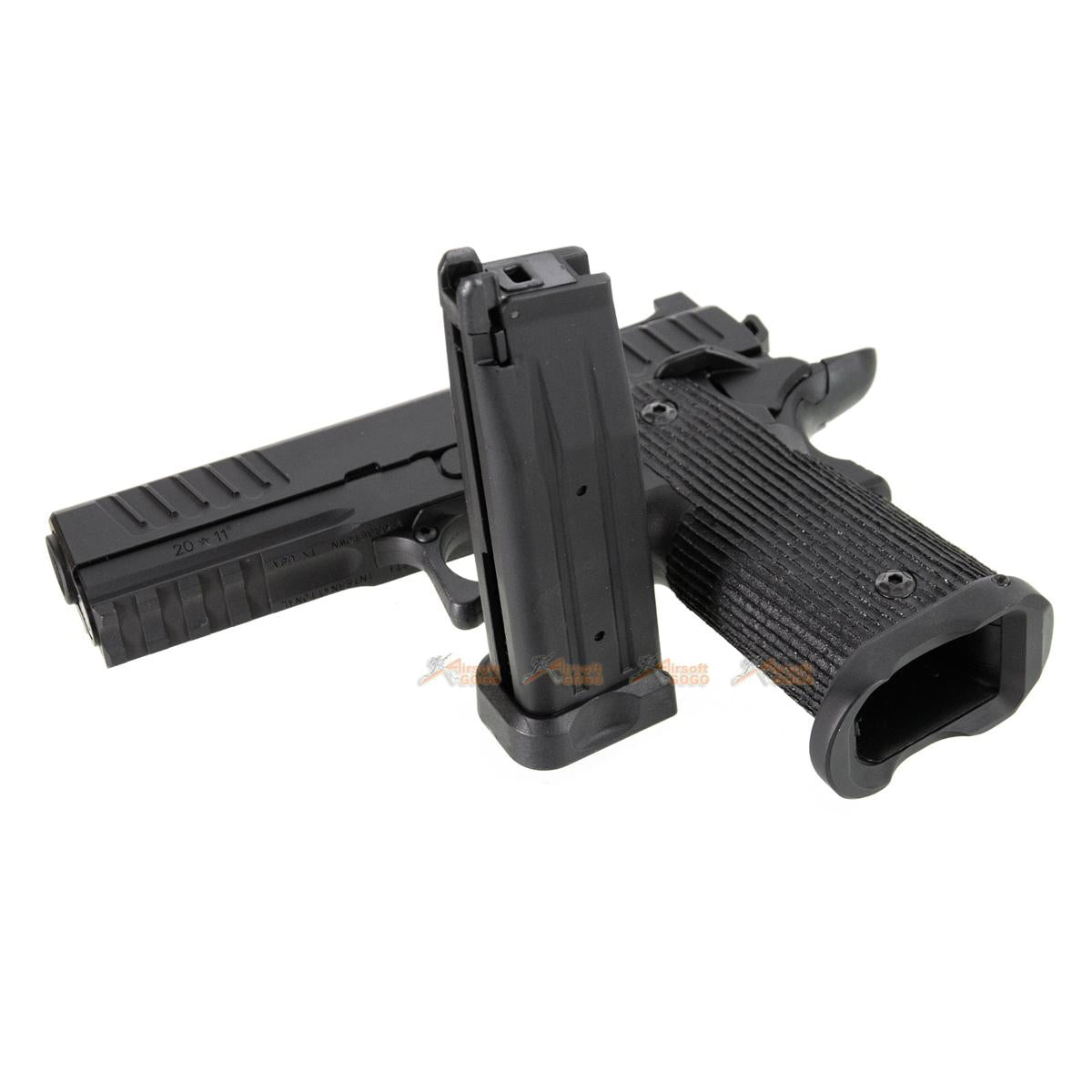 Army Armament R603 ハイキャパ 4.3 【STACCATO P 】 ガスブローバック GBB (ブラック)-AIRSOFT GOGO エアガン・サバゲー用品通販