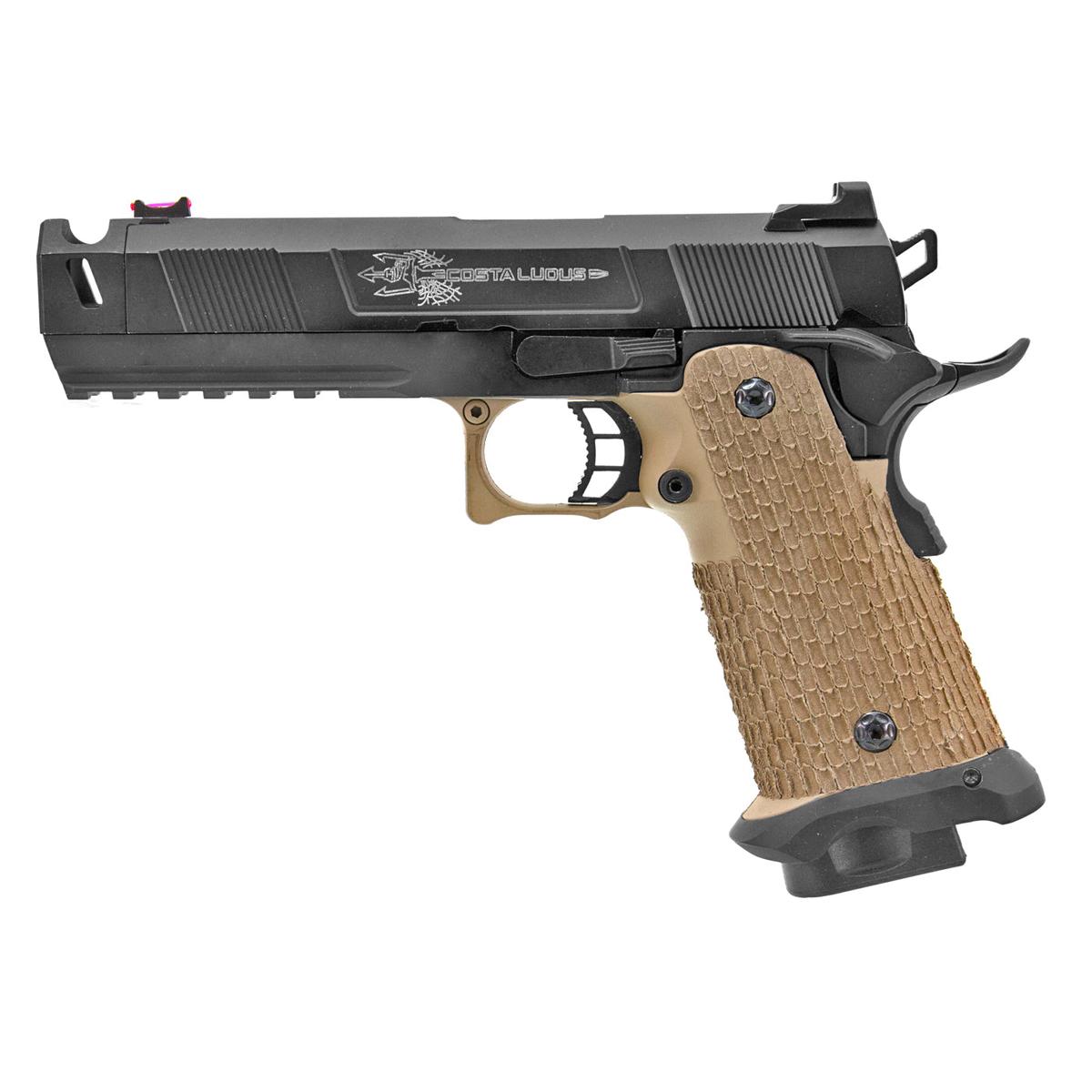 Army Costa Carry Comp Gas Blowback (Dark Earth Color) - サバゲー