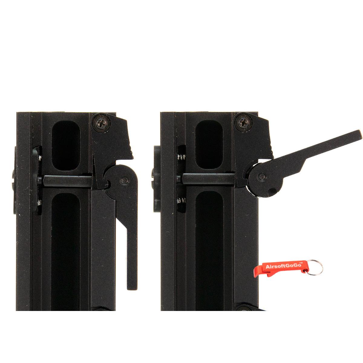 Army Force 25mm/30mm エクステンデッド QD ワンピース マルチリング スコープマウント 20mmレイル対応-AIRSOFT GOGO エアガン・サバゲー用品通販