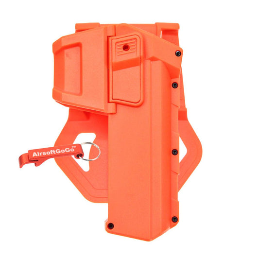 Army Force 戦術的なピストルガンのホルスター マルイ・WE製 G17/G18c/G19対応 (右利き用/オレンジ)-AIRSOFT GOGO エアガン・サバゲー用品通販