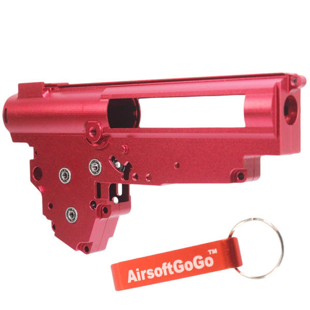 Army Force アルミニウム QD Ver.3 メカボックス・フレーム (赤)-AIRSOFT GOGO エアガン・サバゲー用品通販