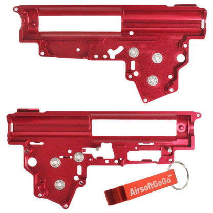 Army Force アルミニウム QD Ver.3 メカボックス・フレーム (赤)-AIRSOFT GOGO エアガン・サバゲー用品通販