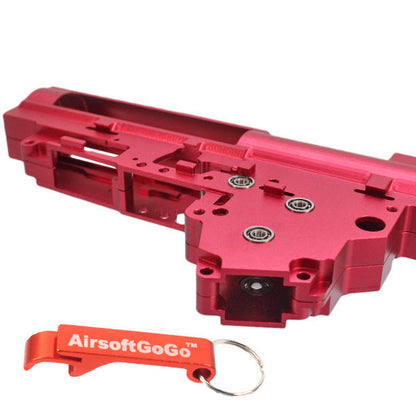 Army Force アルミニウム QD Ver.3 メカボックス・フレーム (赤)-AIRSOFT GOGO エアガン・サバゲー用品通販