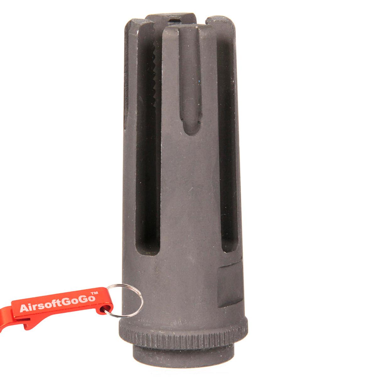 Army Force FH556 215Aタイプ メタル マズルブレーキ / フラッシュハイダー (14mm逆ネジ)-AIRSOFT GOGO エアガン・サバゲー用品通販