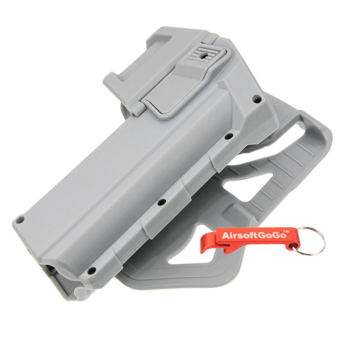 Army Force マルイ/WE G17/G18c/G19用タクティカルピストルガンHolsters（右利き用/グレー）-AIRSOFT GOGO エアガン・サバゲー用品通販