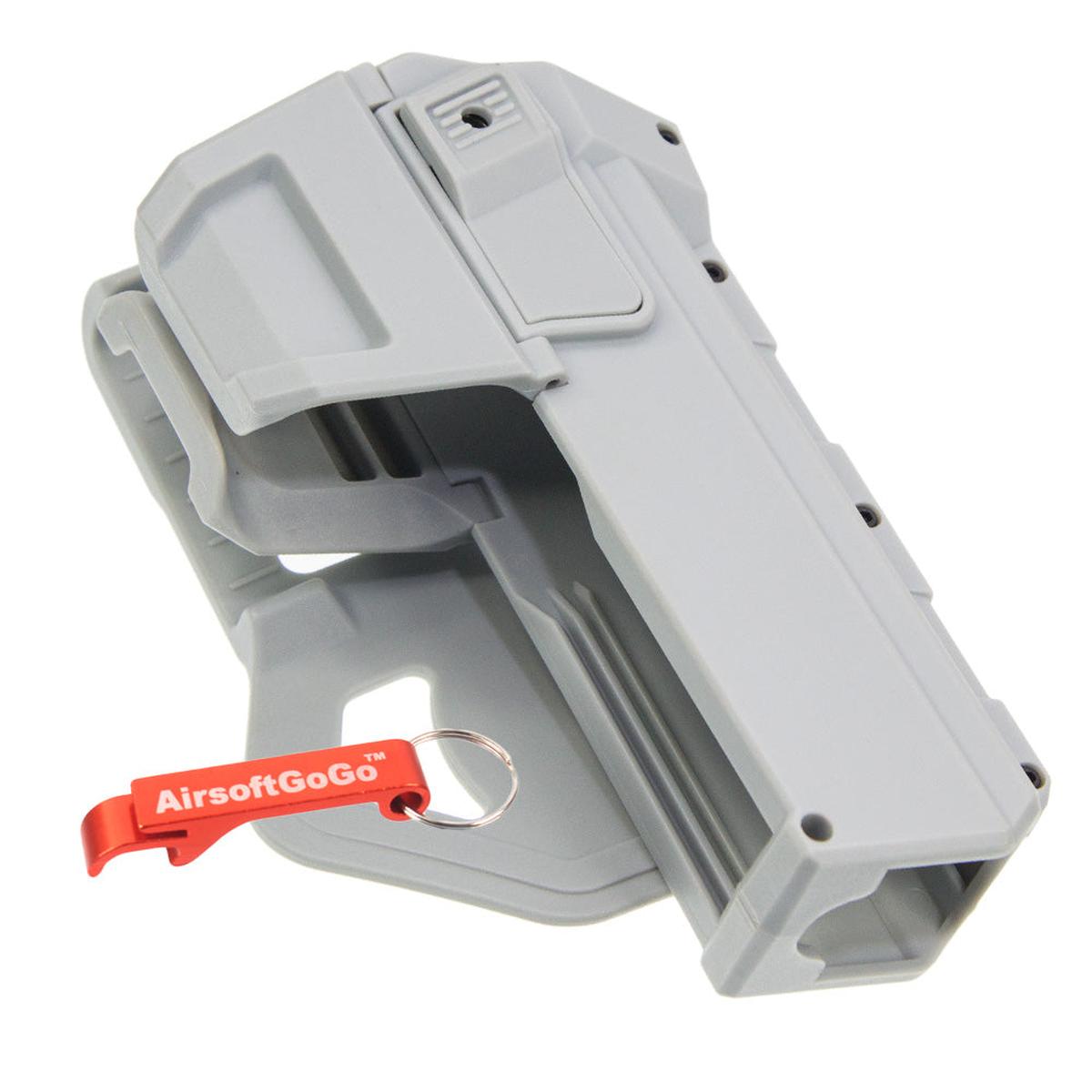 Army Force マルイ/WE G17/G18c/G19用タクティカルピストルガンHolsters（右利き用/グレー）-AIRSOFT GOGO エアガン・サバゲー用品通販