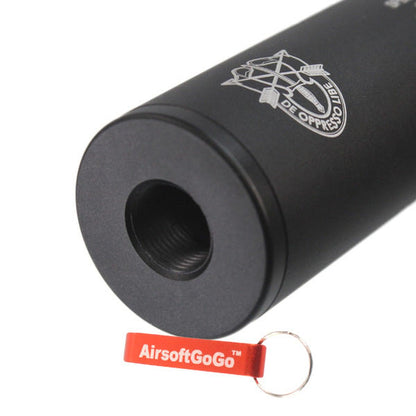 Army Force 「SPECIAL FORCE」14mm正ネジ・逆ネジ D35 X 198mm（直径×全長)サプレッサー-AIRSOFT GOGO エアガン・サバゲー用品通販