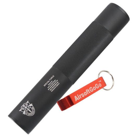Army Force 「SPECIAL FORCE」14mm正ネジ・逆ネジ D35 X 198mm（直径×全長)サプレッサー-AIRSOFT GOGO エアガン・サバゲー用品通販