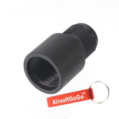 Army Force スチールバレル・サイレンサーアダプター (14mm正ネジ→14mm逆ネジ)-AIRSOFT GOGO エアガン・サバゲー用品通販
