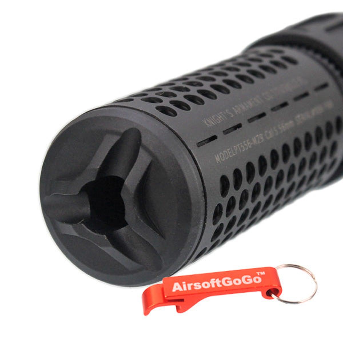 Army Force製フラッシュハイダー・5インチQDC14mm逆ネジサプレッサー-AIRSOFT GOGO エアガン・サバゲー用品通販