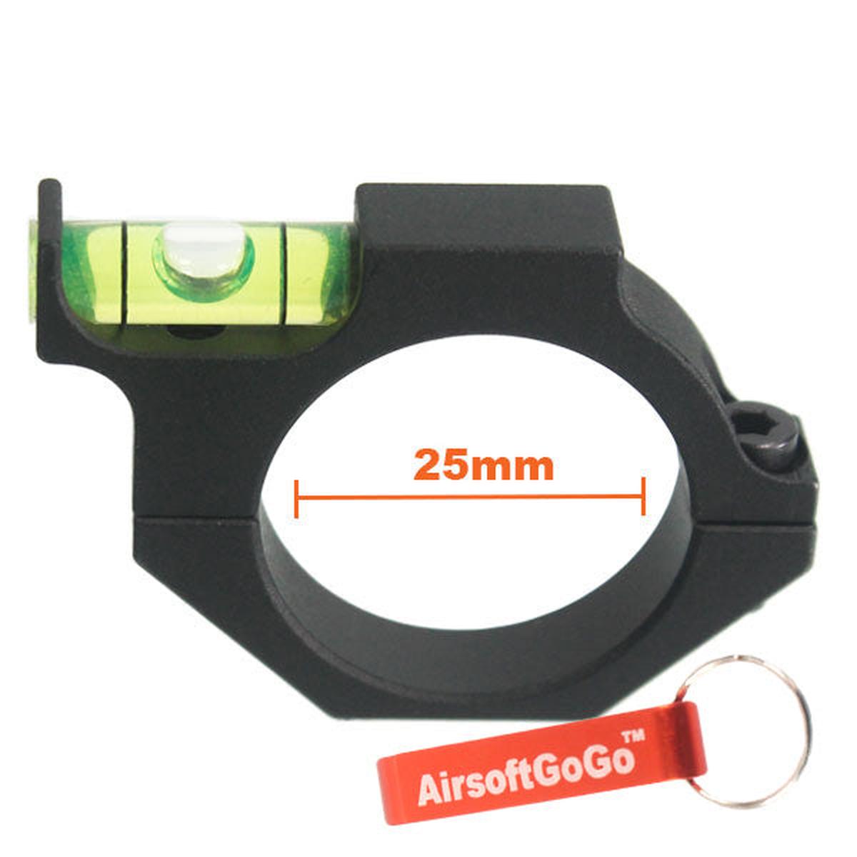 Army Forceタッチのためにバブルレベル25mmアルミニウムライフルスコープレーザーサイトチューブ-AIRSOFT GOGO エアガン・サバゲー用品通販