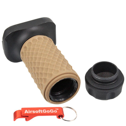 Armyforce KeyModシステムグリップ ( ブラック + ダークアース )-AIRSOFT GOGO エアガン・サバゲー用品通販