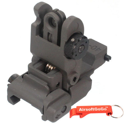 AR/SR シリーズ20mm レール電動ガンガスブローバックライフル用ポップアップリアサイト-AIRSOFT GOGO エアガン・サバゲー用品通販