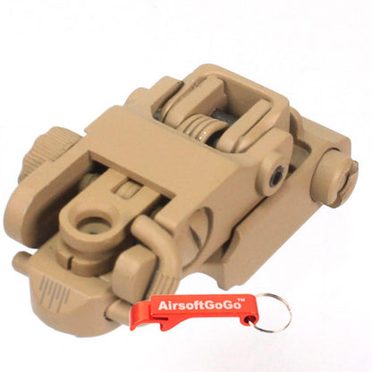 AR/SR シリーズ20mm レール電動ガンガスブローバックライフル用ポップアップリアサイト-AIRSOFT GOGO エアガン・サバゲー用品通販