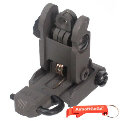AR/SR シリーズ20mm レール電動ガンガスブローバックライフル用ポップアップリアサイト-AIRSOFT GOGO エアガン・サバゲー用品通販