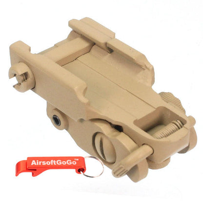 AR/SR シリーズ20mm レール電動ガンガスブローバックライフル用ポップアップリアサイト-AIRSOFT GOGO エアガン・サバゲー用品通販