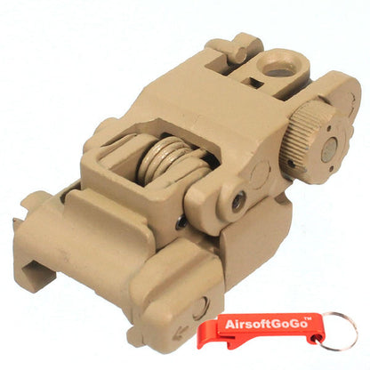 AR/SR シリーズ20mm レール電動ガンガスブローバックライフル用ポップアップリアサイト-AIRSOFT GOGO エアガン・サバゲー用品通販