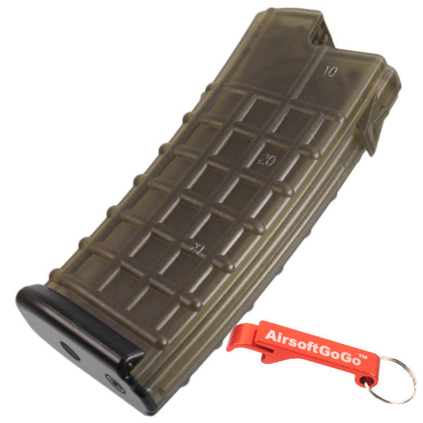 MAG 170 series AUG electric gun Mid-Cap magazine for Marui/Jing Gong/King Arms/CA