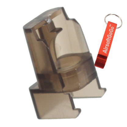 200-round high-capacity BB bullet loader for electric guns, gas blowbacks, and gas blowback rifles (brown)