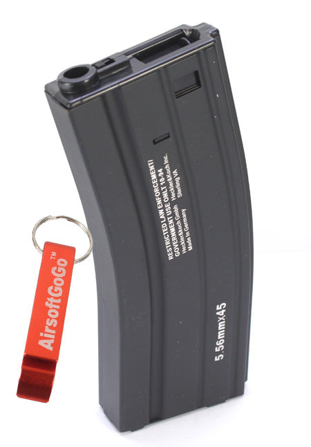 Jing Gong 300 series high cap magazine for M4/M16 electric gun with markings engraved