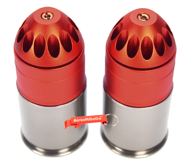 Spartan Doctrine M381 40mm metal gas cart with 120 rounds (2 pieces) (red)