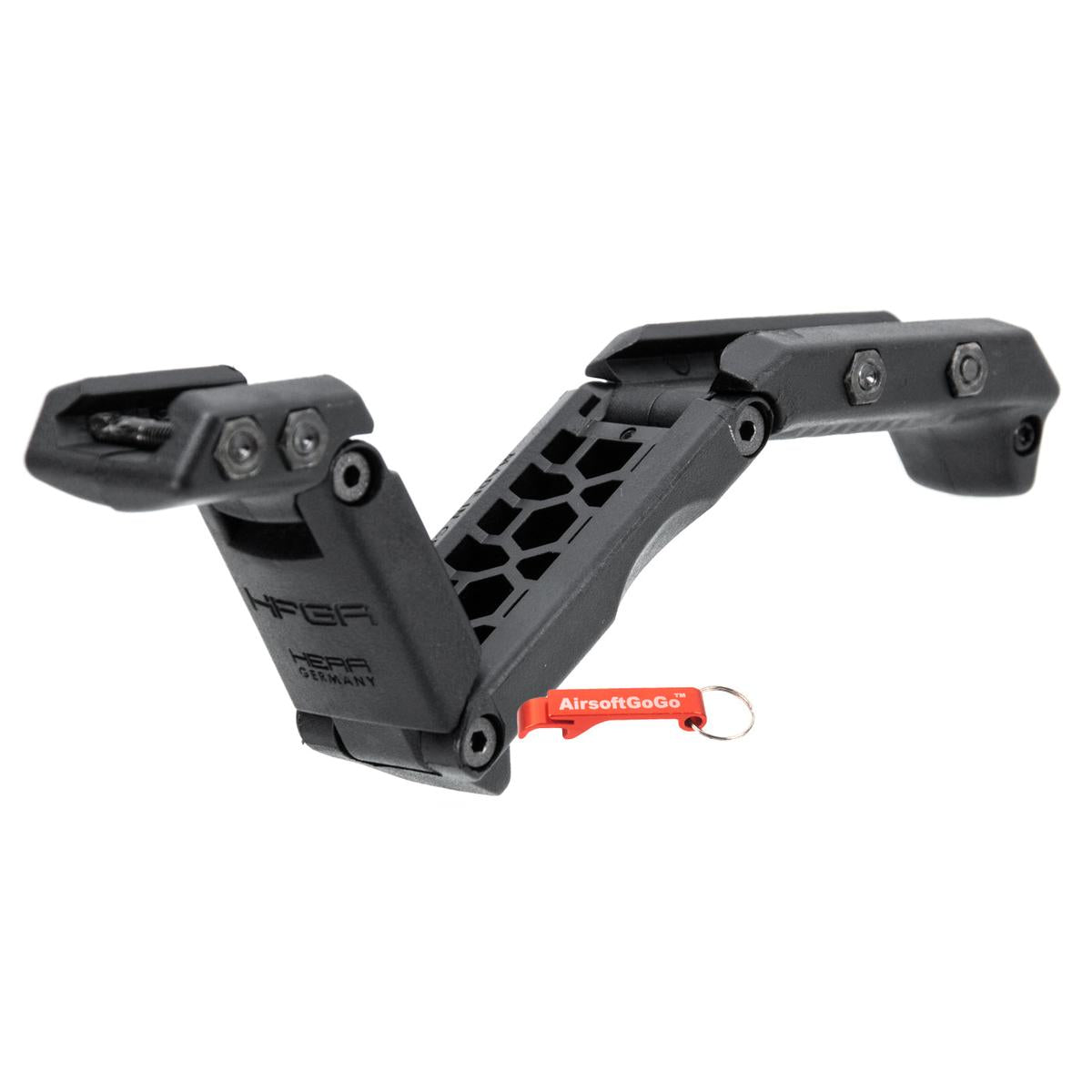 ASG HERA ARMS HFGA フォアグリップ マルチポジショングリップ 1913 ピカティニーレール用 (ブラック)-AIRSOFT GOGO エアガン・サバゲー用品通販