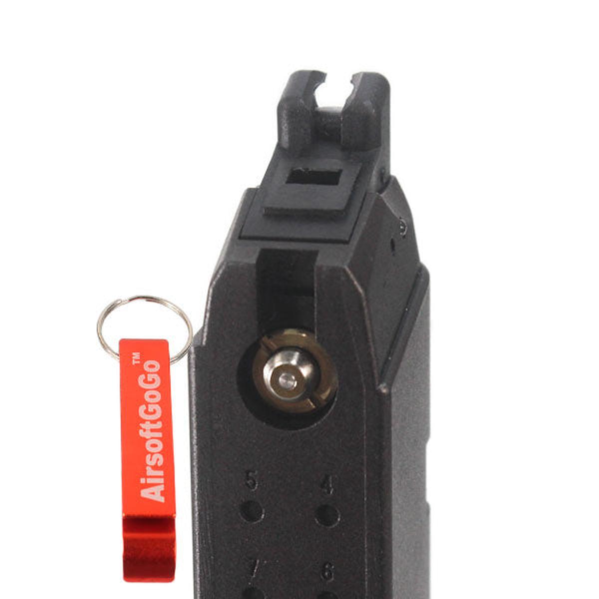 ATP G17 G18C G19 G34 G23F KWA KWC ガスブローバック用 グロック23連マガジン-AIRSOFT GOGO エアガン・サバゲー用品通販