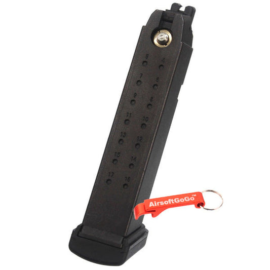 ATP G17 G18C G19 G34 G23F KWA KWC ガスブローバック用 グロック23連マガジン-AIRSOFT GOGO エアガン・サバゲー用品通販