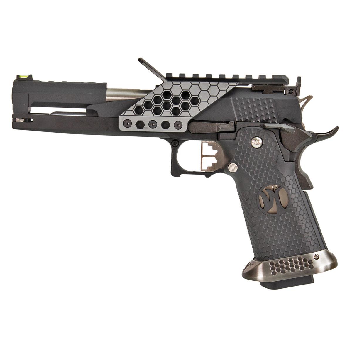 AW CUSTOM 6インチ HX2202モデル ハイキャパ 5.1 ガスブローバック スコープマウント付 (ブラック)-AIRSOFT GOGO エアガン・サバゲー用品通販