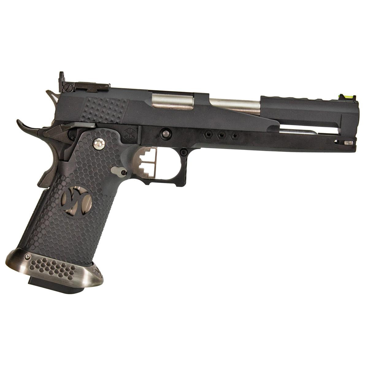 AW CUSTOM 6インチ HX2202モデル ハイキャパ 5.1 ガスブローバック スコープマウント付 (ブラック)-AIRSOFT GOGO エアガン・サバゲー用品通販