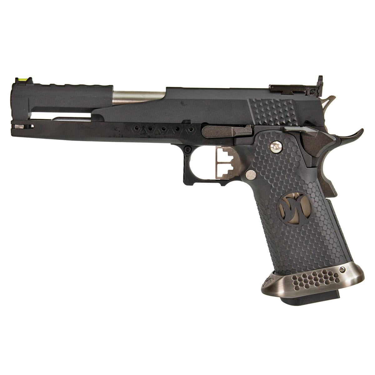 AW CUSTOM 6インチ HX2202モデル ハイキャパ 5.1 ガスブローバック スコープマウント付 (ブラック)-AIRSOFT GOGO エアガン・サバゲー用品通販